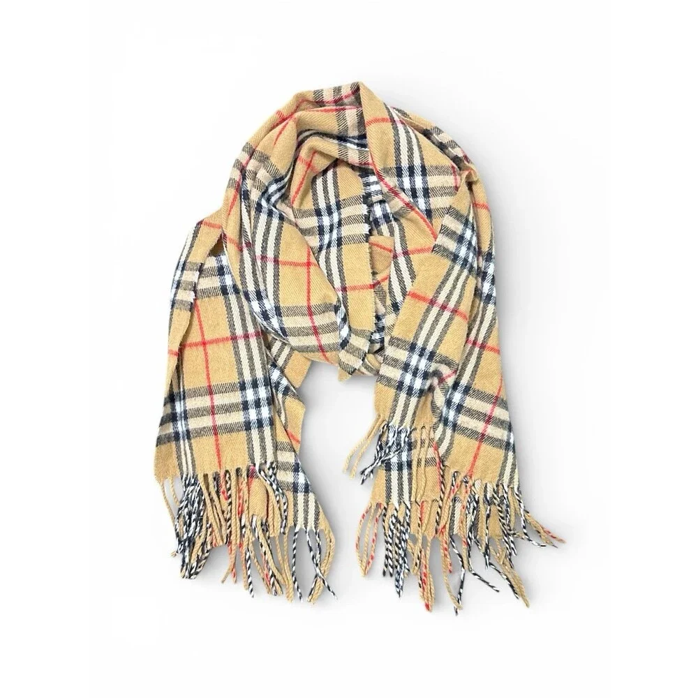 Plaid Checks Tartan Luxurious Soft Cashmere Feel Men Women Winter Scarf Scarves